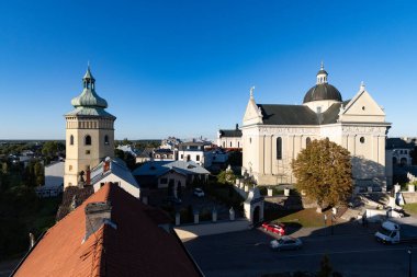 Zhovkva, Ukrayna - 26 Eylül 2025: Zhovkva 'daki St. Lawrence Kilisesi