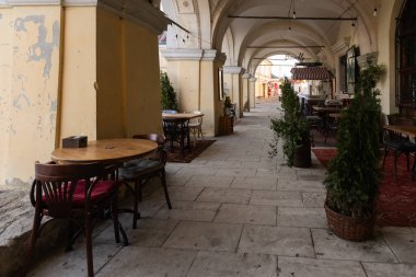 Zhovkva, Ukrayna - 26 Eylül 2025: Zhovkva Pazar Meydanı