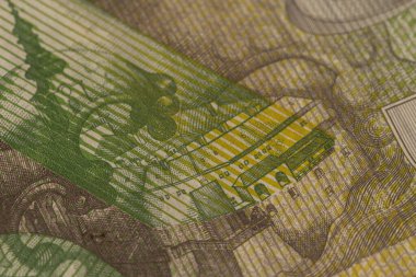 Slovak 'ın Obverse Side 20 Korun Banknote Prens Pribina Portresi