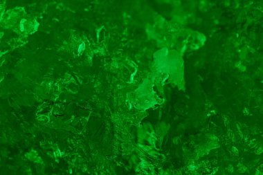 Soyut Yeşil Buz Kristali Dokusu