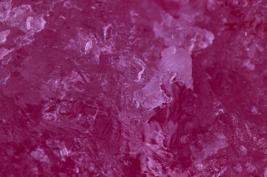 Macro Texture of Pink Sparkling Ice
