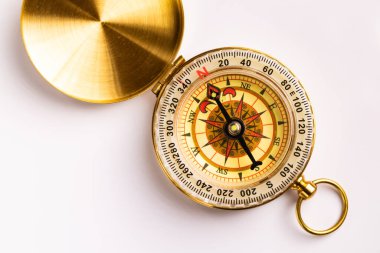 Vintage Pusula Boyutunun Makro Görünümü
