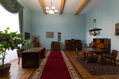 Zolochiv, Ukrayna - 27 Eylül 2025: Zolochiv Kalesinin İçi