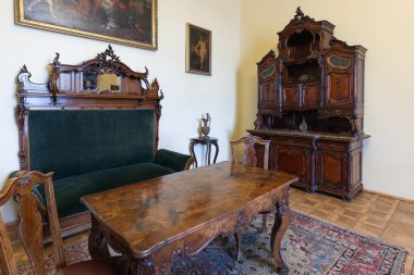 Zolochiv, Ukrayna - 27 Eylül 2025: Zolochiv Kalesinin İçi