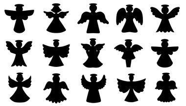 angel silhouettes