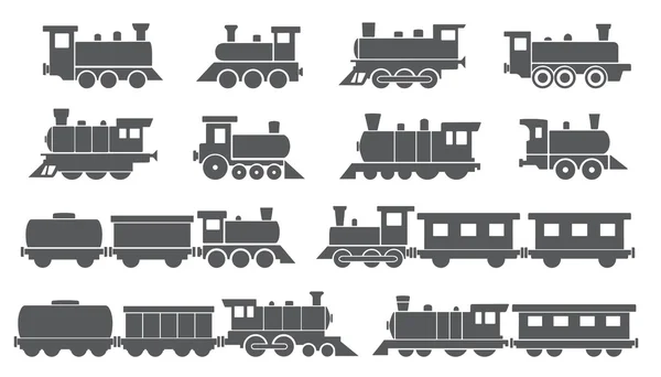 Trenes para niños — Vector de stock