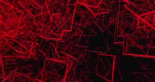 Adstract 3d Formas Geométricas Em Movimento Plano De Fundo Loop