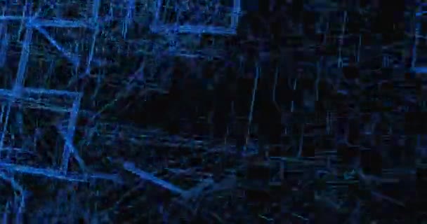 Adstract 3d Formas Geométricas Em Movimento Plano De Fundo Loop