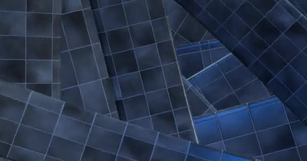 Adstract 3d Formas Geométricas Em Movimento Plano De Fundo Loop