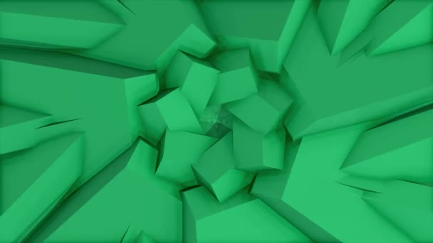 Adstract 3d Formas Geométricas Em Movimento Plano De Fundo Loop