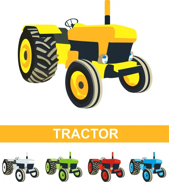 Tractor — Vector de stock