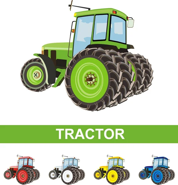 Traktor — Stockvektor