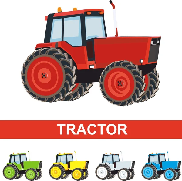 Traktor — Stockový vektor