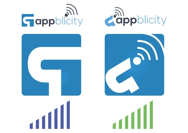 İletişim teknolojisi logosu — Stok Vektör