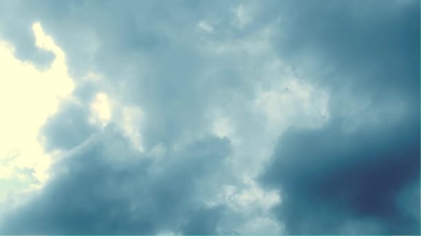 Wolken am Himmel — Stockvideo