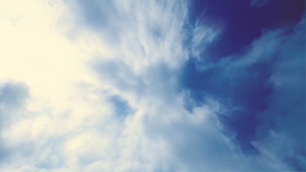 Wolken am Himmel — Stockvideo