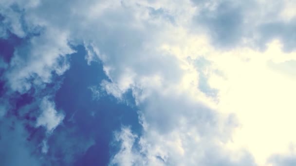 เวลาผ่านไปของท้องฟ้าเมฆ — วีดีโอสต็อก