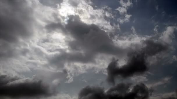 La nube de tormenta, lapso de tiempo — Vídeo de stock