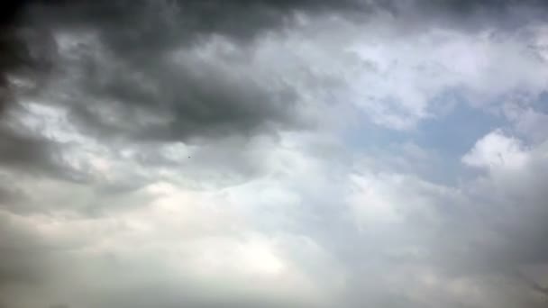 Zachmurzone niebo, upływ czasu — Wideo stockowe