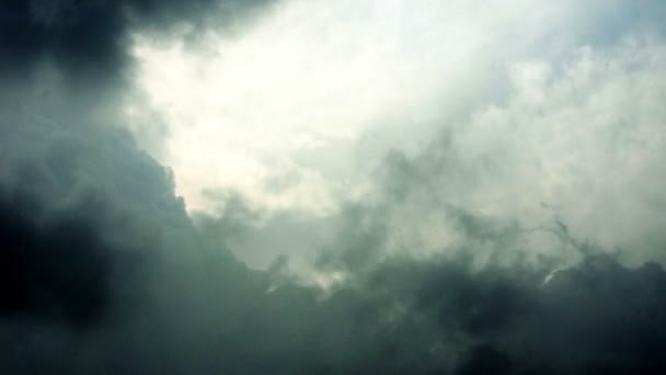 Ciel nuageux, laps de temps 