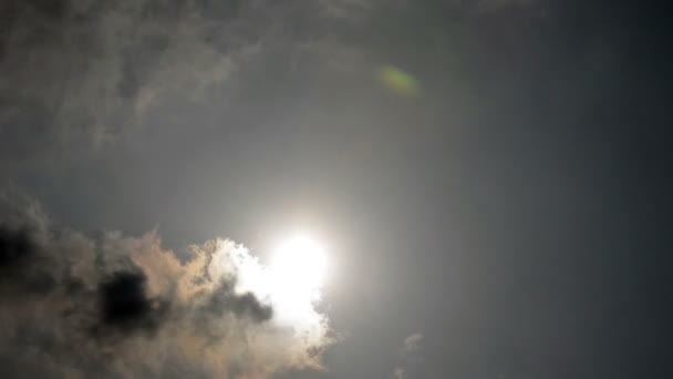 Ciel nuageux, laps de temps 