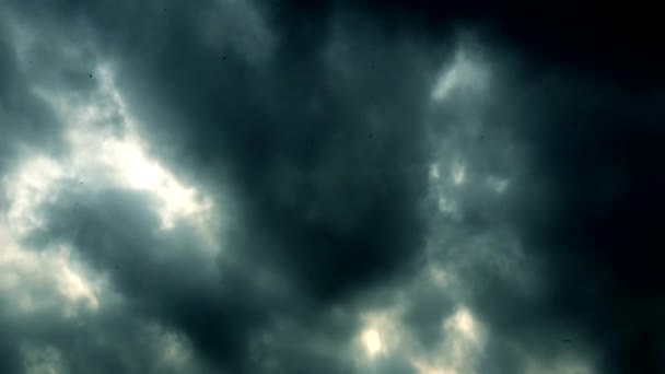 Грозовое облако, время истекло — стоковое видео