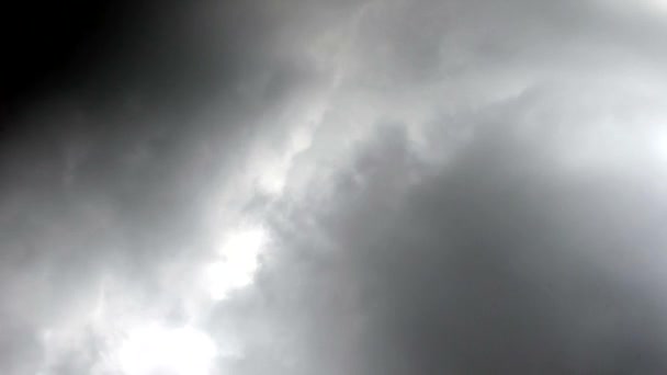 Chmury burzowej, upływ czasu — Wideo stockowe
