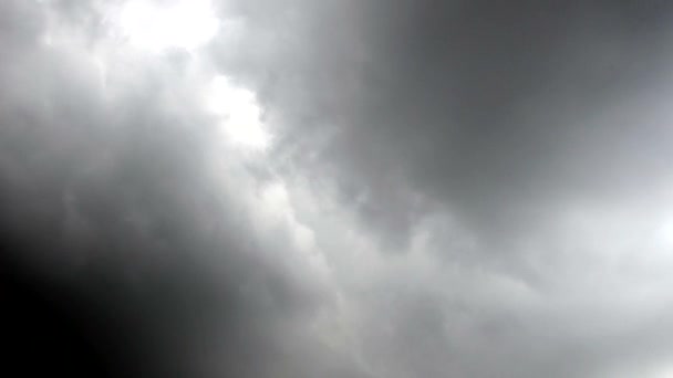 Fırtına bulutu, zaman atlamalı — Stok video