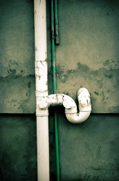 Water pip line in the city building. — Stock Photo, Image