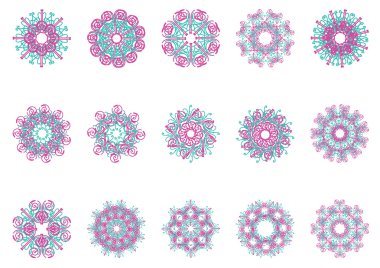 Vektör çiçek - Eps kullanılabilir biçimlendirme.