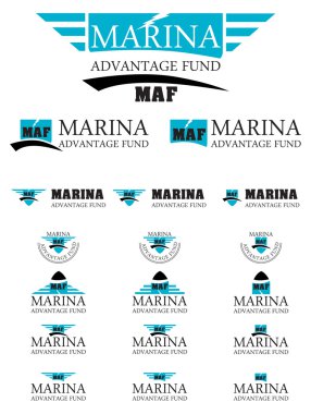 Marina avantaj fon enerji logo, aynı zamanda daha iyi eğitim, Bisiklet ve diğer yeni marka şirket için.
