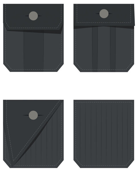 Denim Jeans Pocket. Vector EPS File Fully Layered and Easy to Edit. You can Change the Pocket Swatch Background and color Easily.