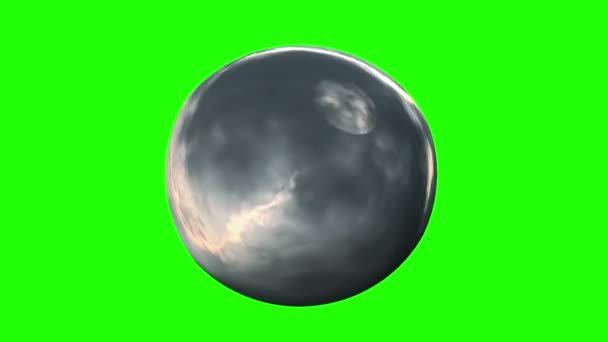 Tempo Lapse sfera di cristallo — Video Stock