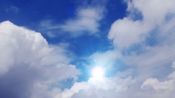 Nuages sur ciel bleu — Video