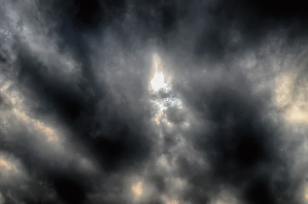 Sturmwolken und Regen — Stockfoto