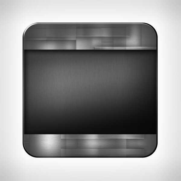 Dark metal texture icon