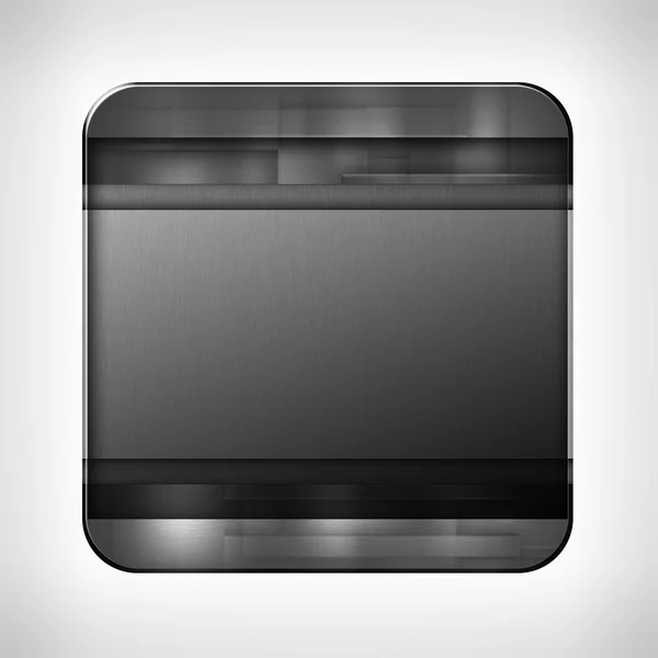 Dark metal texture icon — Stock Photo, Image