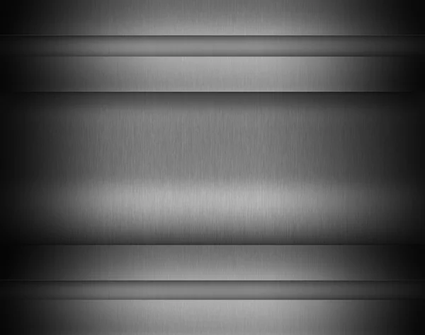 Темний металевий фон з пензлем текстури — стокове фото