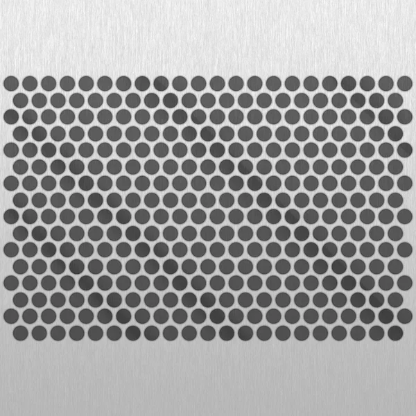 Perforated metal background — Stock Photo, Image