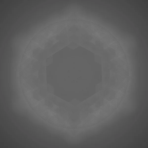 Heilige Geometrie abstrakter grauer Hintergrund — Stockfoto