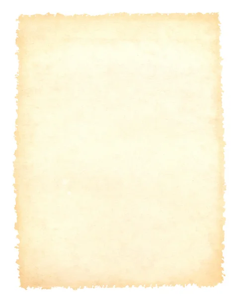 Papel vintage castanho em branco — Fotografia de Stock