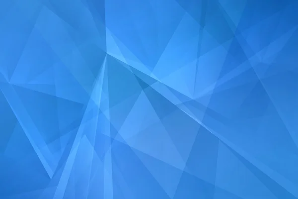青の抽象的な多角形のモザイクの背景 — ストック写真