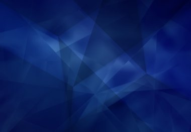 Koyu mavi renk soyut poligonal arka plan