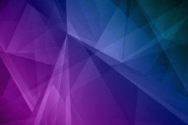 Mor ve mavi poligonal arka plan