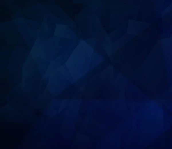 Dark blue color abstract polygonal background — Stock Photo, Image