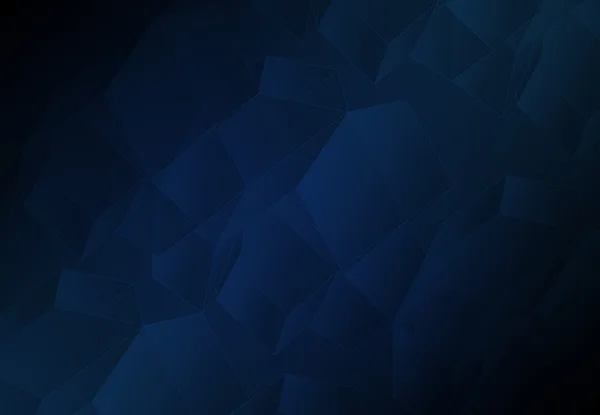 Dark blue color abstract polygonal background — Stock Photo, Image