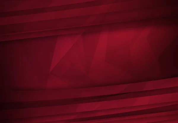 抽象的な赤い多角形のモザイクの背景 — ストック写真