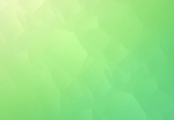 Abstrakt polygonal grön bakgrund — Stockfoto