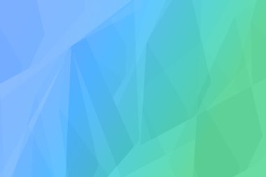 Yeşil ve mavi poligonal mozaik arka plan