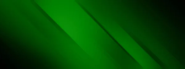 Sfondo Verde Scuro Banner Ampio Modello Design Illustrazione Digitale — Foto Stock